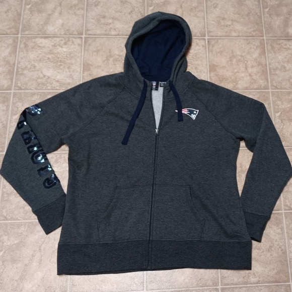 NFL Women's Team Apparel Navy and Gray Jacket - Picture 1 of 4